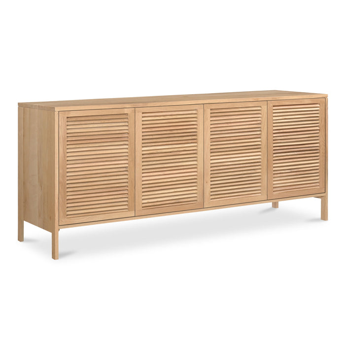 Teeda - 4 Door Sideboard - Light Brown