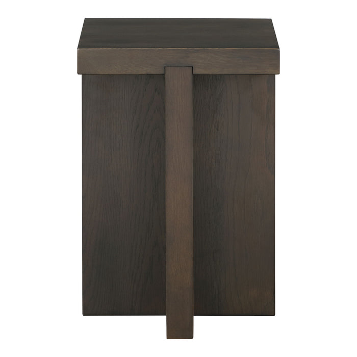 Folke - Side Table - Dark Brown