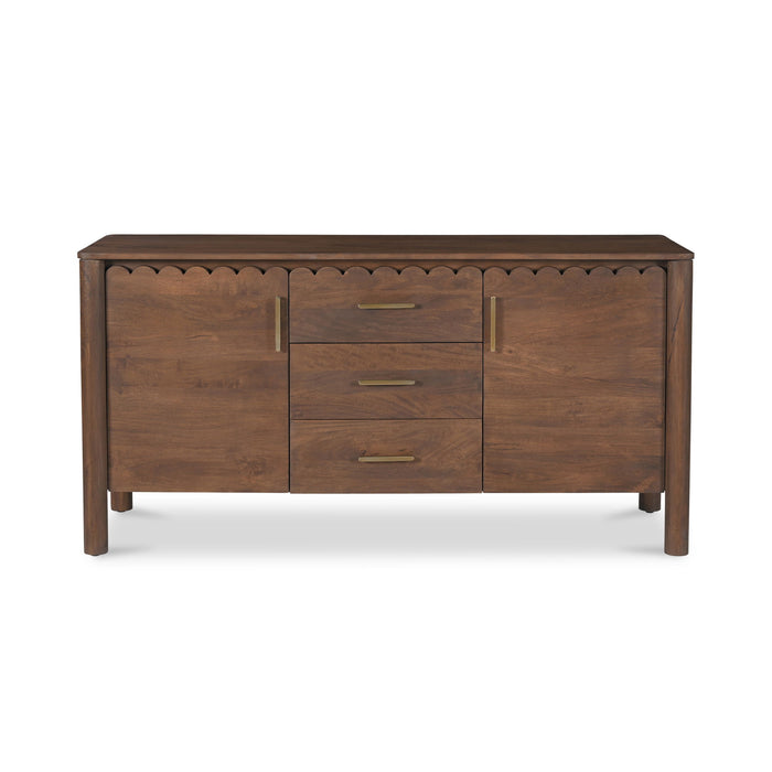 Wiley - 3 Drawer Sideboard - Vintage Brown