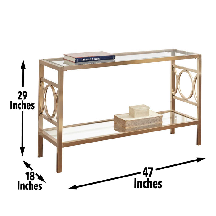 Olympia - Sofa Table - Gold