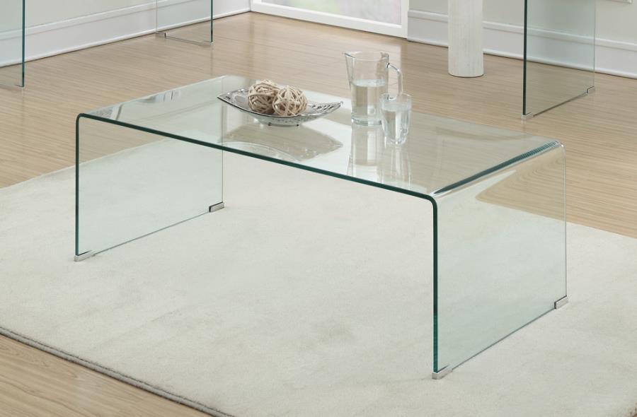 Ripley - Rectangular Coffee Table - Clear