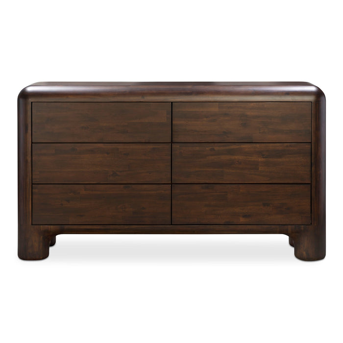 Rowan - 6 Drawer Dresser - Walnut