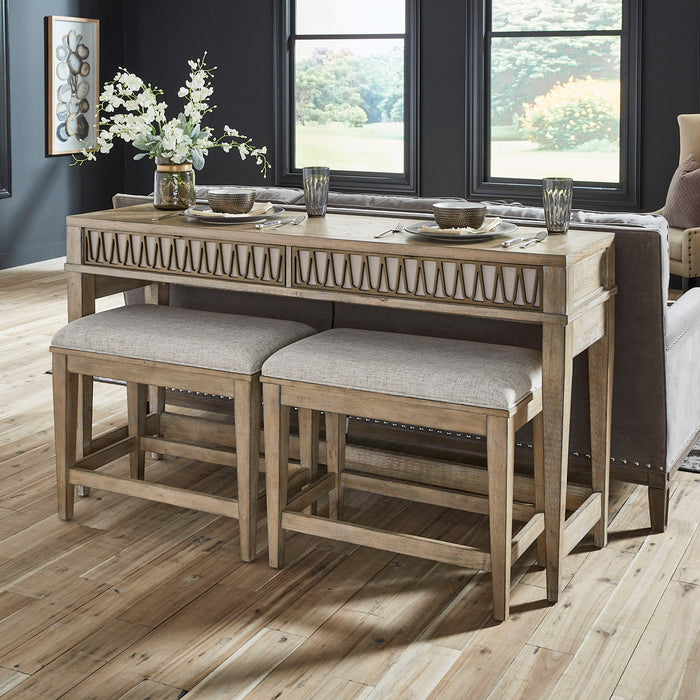 Devonshire - 3 Piece Console Set - Weathered Sandstone