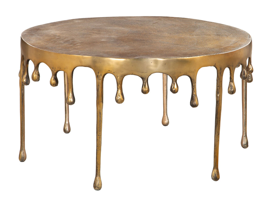 Drip - Coffee Table - Antique Brass