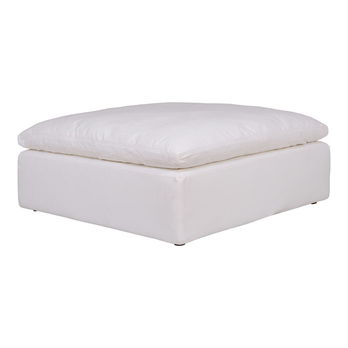 Clay - Ottoman Livesmart Fabric - Cream