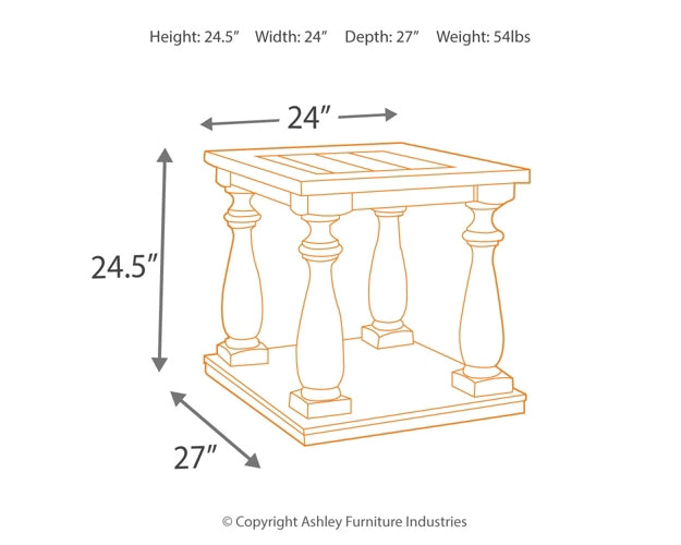 Ashley Express - Mallacar Rectangular End Table