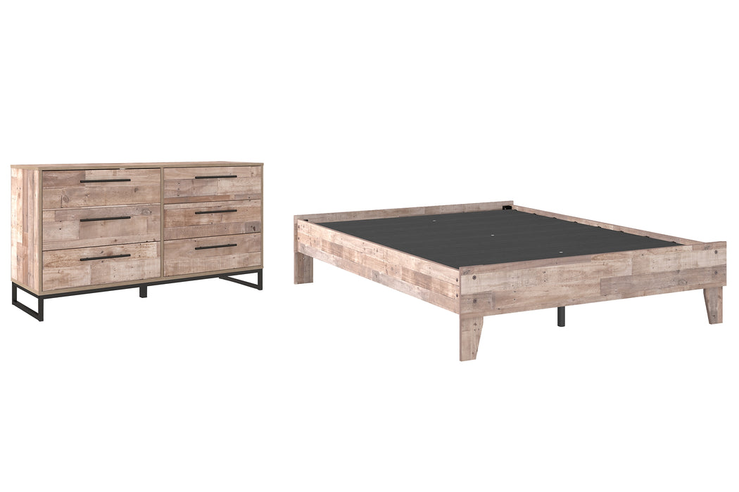 Ashley Express - Neilsville Full Platform Bed with Dresser