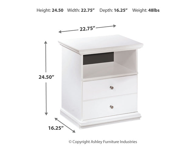 Bostwick Shoals Full Panel Bed with Mirrored Dresser, Chest and Nightstand