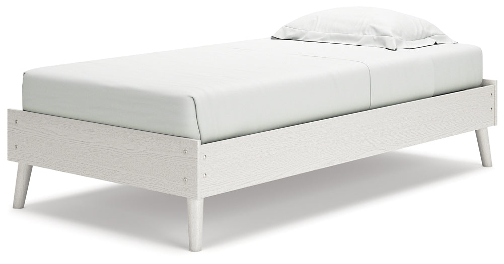 Ashley Express - Aprilyn Twin Platform Bed with Dresser, Chest and 2 Nightstands