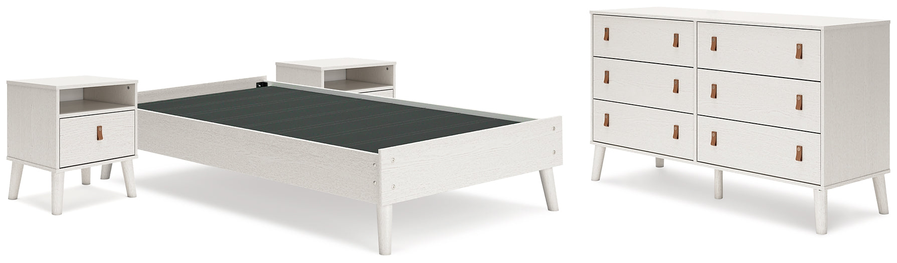 Ashley Express - Aprilyn Twin Platform Bed with Dresser and 2 Nightstands