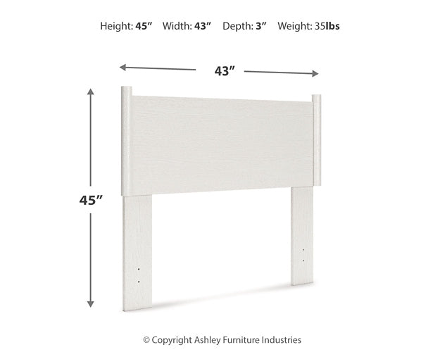 Ashley Express - Aprilyn Twin Panel Headboard with Dresser and 2 Nightstands